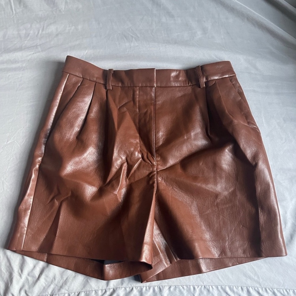 Aritzia brown Leather Women's Shorts